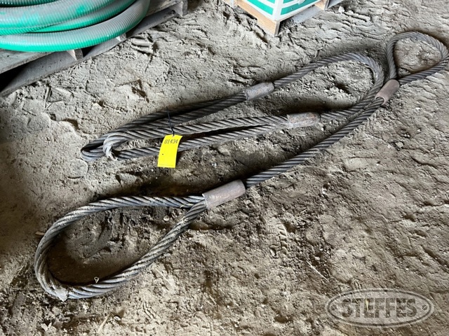 (2) cable slings